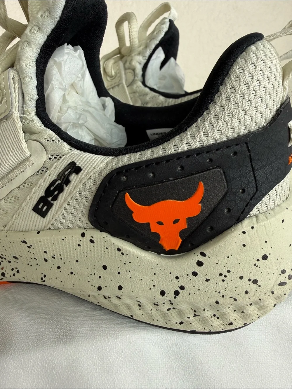Under Armour Project Rock BSR 4 Training Shoes Sneakers Size 5 Y EUC - Picture 6 of 15